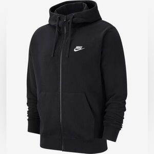 Nike Black Zip-Up Hoodie